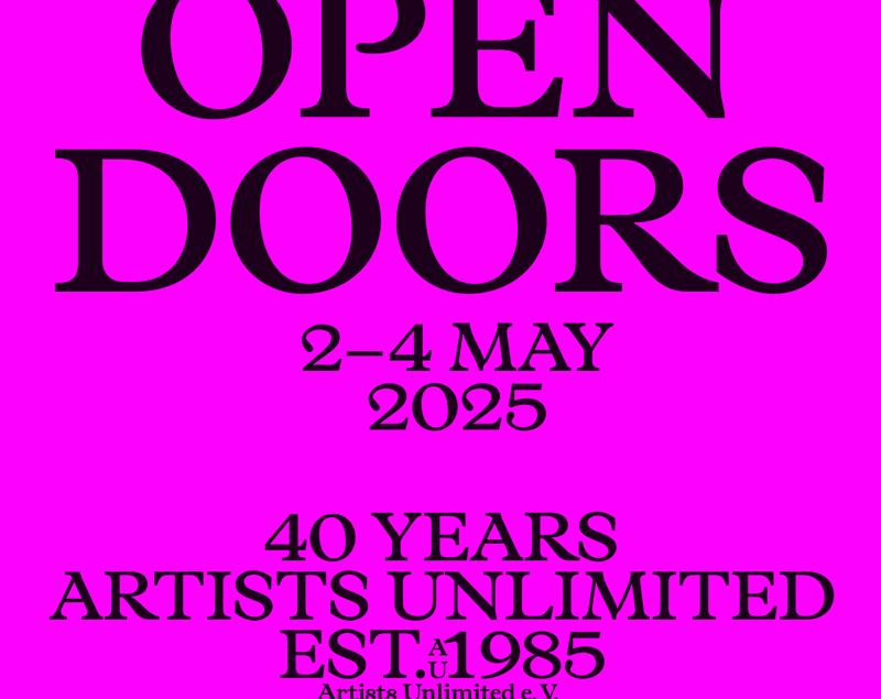 Open Doors 40 Jahre Artists Unlimited 2. – 4.5.25